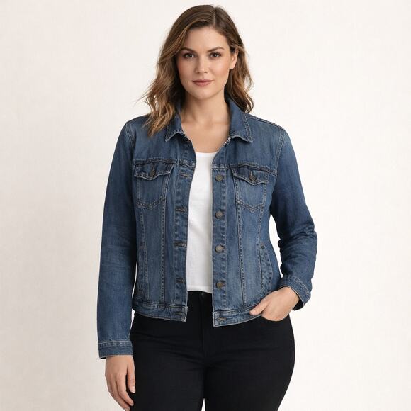 Talbots Jackets & Blazers - Talbots Classic Denim Jean Jacket Size XL